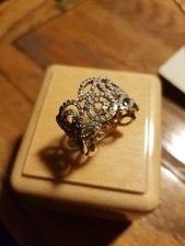 Cocktail Ring 9k gold stunning