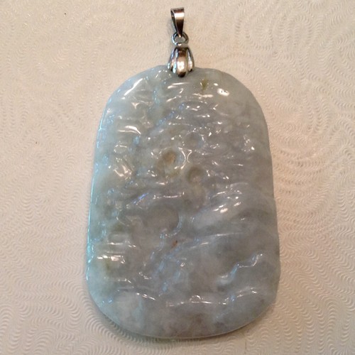Carved certified fine jade - certified,