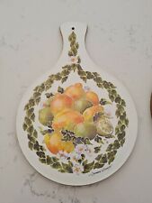 Vintage Country Wooden/Melamine  Paddle Chopping Serving Board bar fruit retro