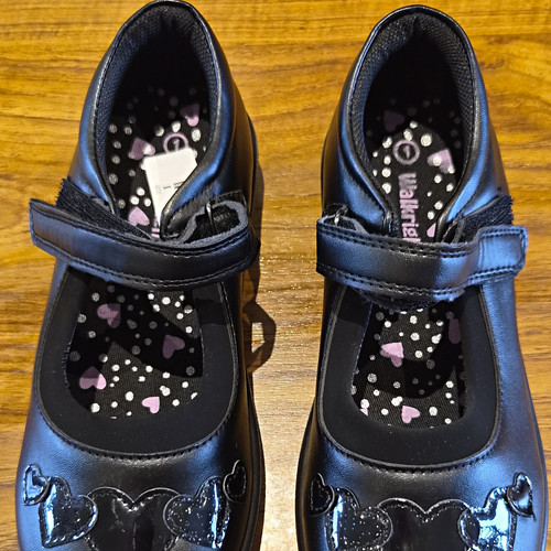 Girls school shoes - school, black