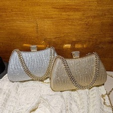 Beaded Evening Bag Rhinestones Women Handbags New Clutch Bag  for Wedding Party