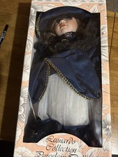 Leonardo Collection Porcelain Figurine Doll Boxed Excellent Condition 17 Inch