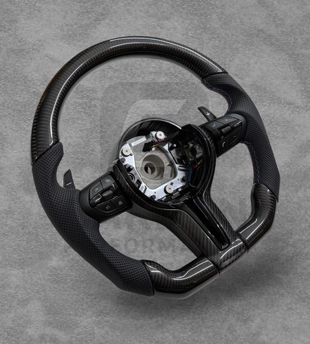 Real carbon fibre steering - carbon,