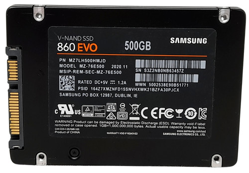 Samsung 860 evo 76e500 - samsung,