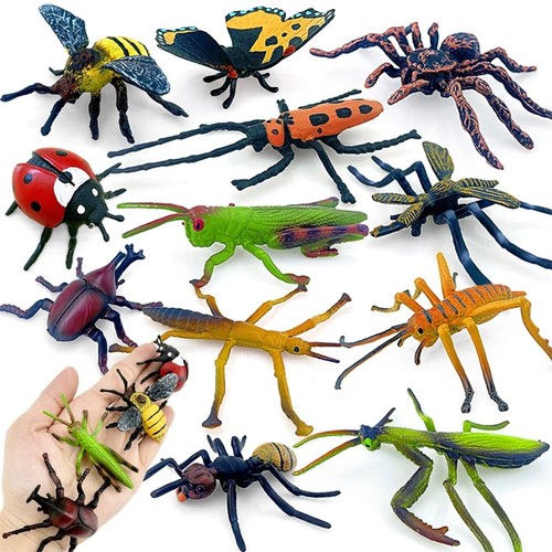 12pcs wild insect figures - 12pcs,