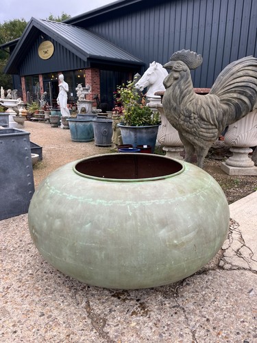 Large copper cauldron - large,
