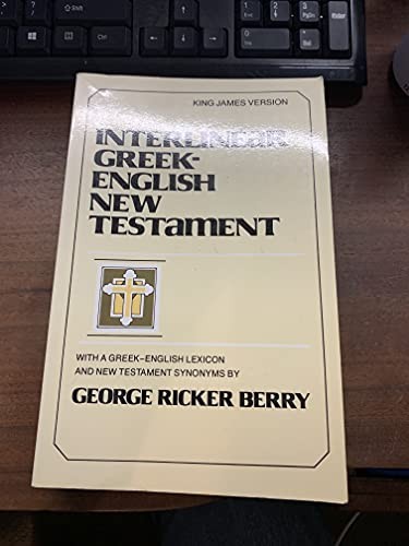 Interlinear greek english - greek, new