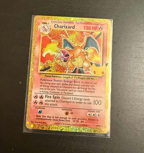 Pokemon tcg charizard 102 - tcg, 4/102