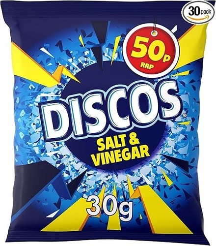 Discos salt vinegar flavour - discos,