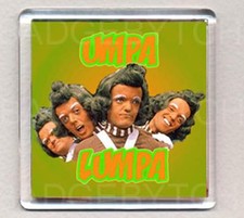 UMPA LUMPA square fridge magnet - WONKA COOL ! 