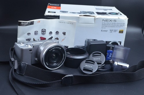 Sony alpha nex silver - sony,