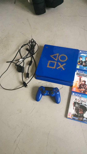 Sony playstation slim blue - 4,
