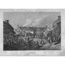 NARBERTH Pembrokeshire - Antique Print 1813