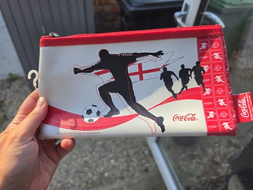 Coca cola football pencil case - football,