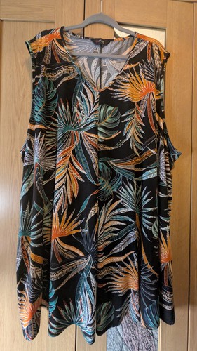 Yours clothing black tropical - yours,