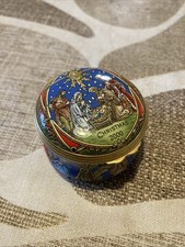halcyon days enamel box Christmas 2000
