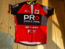 MASSI CYCLING JERSEY Size Medium Red