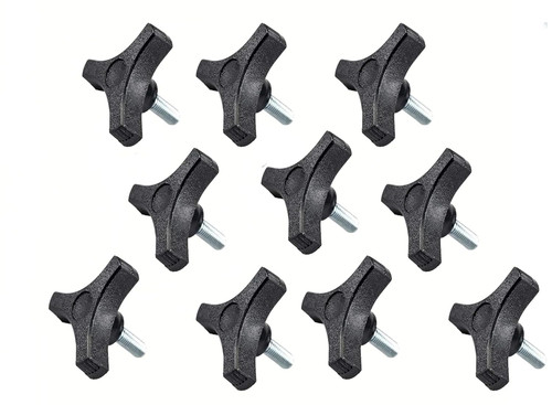 10pcs male thread wing - 3/8-16,