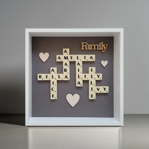 Handmade scrabble picture - handmade,