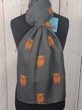 SCOTTISH HIGHLAND CATTLE SCARF