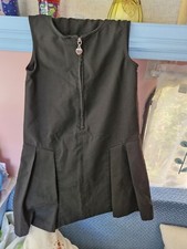 Black school Pinafore Dress Age 7