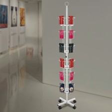 6-Tier 24-Pocket Rotating