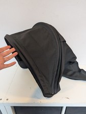Britax B Agile Double Pushchair Hood Black Right Side