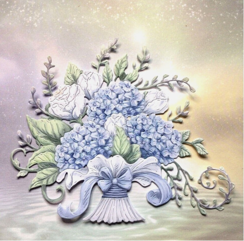 Hydrangea die cuts x - hydrangea, cuts.