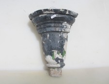 Antique Lead Gutter Drain Pipe Hopper Wall Basket Planter Victorian Manor Old