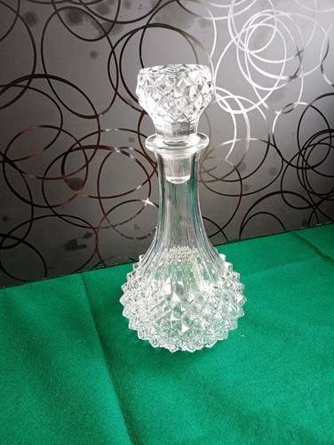 Vintage 800ml glass decanter - vintage,