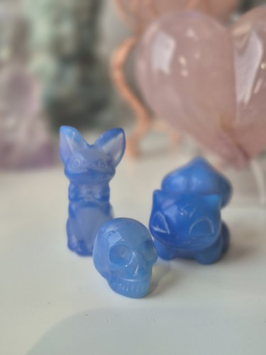 Blue opalite manmade crystal - blue,