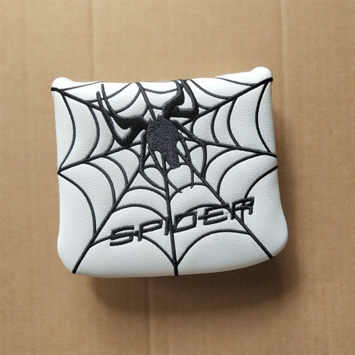 White black spider - white,