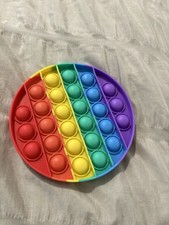 Round Rainbow Push Popper