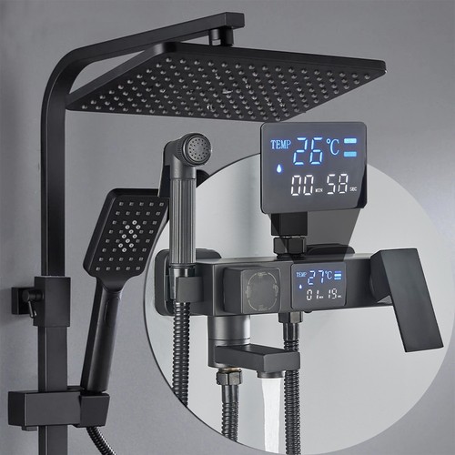 Led exposed bathroom shower - exposed,