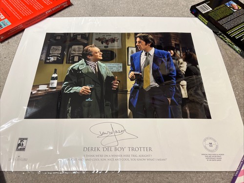 David jason signed print - print, a2