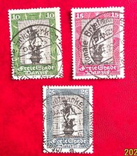 Danzig 1929 Int Philatelic Exhibition set SG 207/9 Fine USED