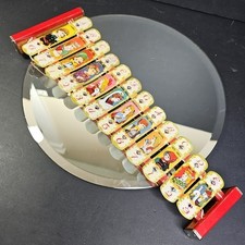 Vintage Tin Wood Toy Xylophone