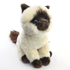Sitting Siamese Cat Plush Soft