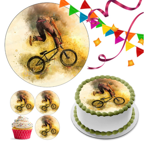 Bicycle bike cake topper - bike, party