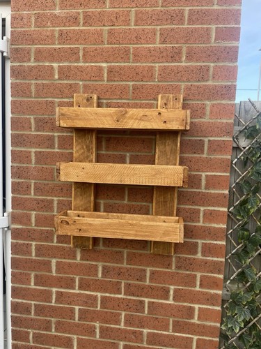 Wall wooden garden planter - wooden,