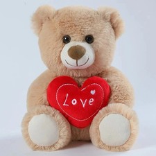 25CM Heart Bear Dog Plush Toy