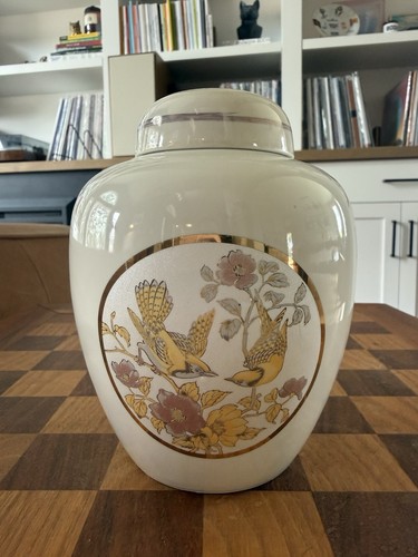 Vintage cream porcelain lidded - vintage,