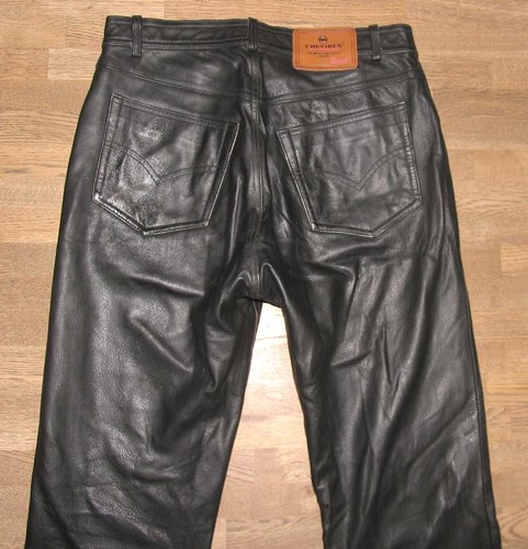 Chevirex mens leather jeans - chevirex,