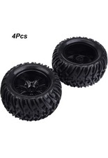 Dilwe 4 Pcs RC Car Tires