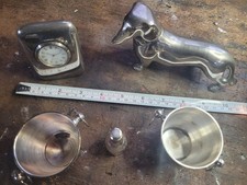 5 X Modern Silver Chrome Ornaments Sculpture Home Decor Statue