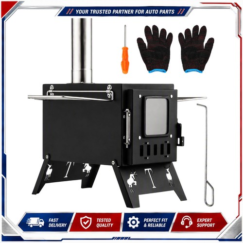 Foldable outdoor wood stove - foldable,