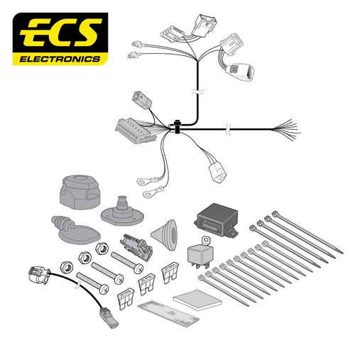 Towbar wiring kit - kit, pin