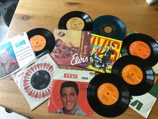 ELVIS PRESLEY COLLECTION OF FOREIGN 45’s/EP’S, 70’s ICONIC POSTERS,RARE promo
