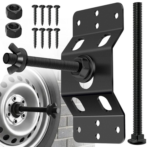Wall mount spare wheel - wheel, carrier