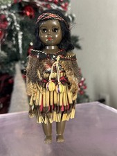 Vintage plastic Maori doll